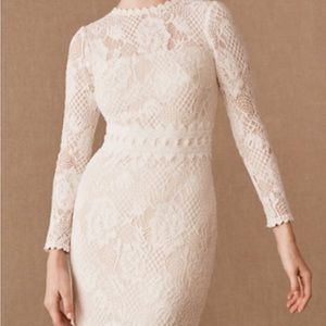 BHLDN Tenley Wedding Gown Ivory Size 2 By Tadashi Shoji
